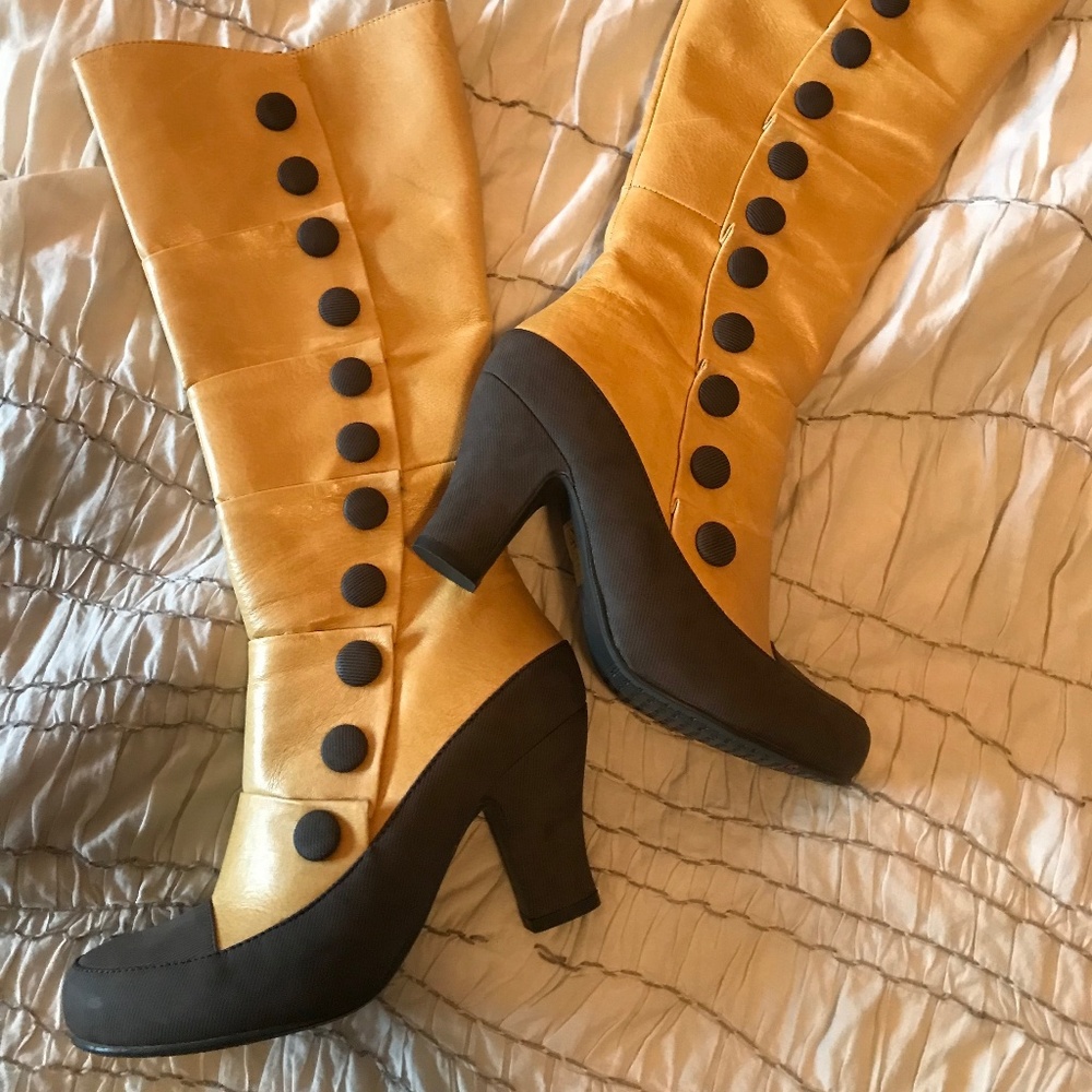 Miz Mooz Leather Boots 6.5 Janessa